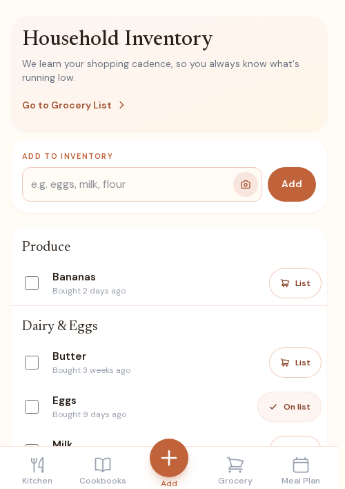 Your inventory learns your rhythm